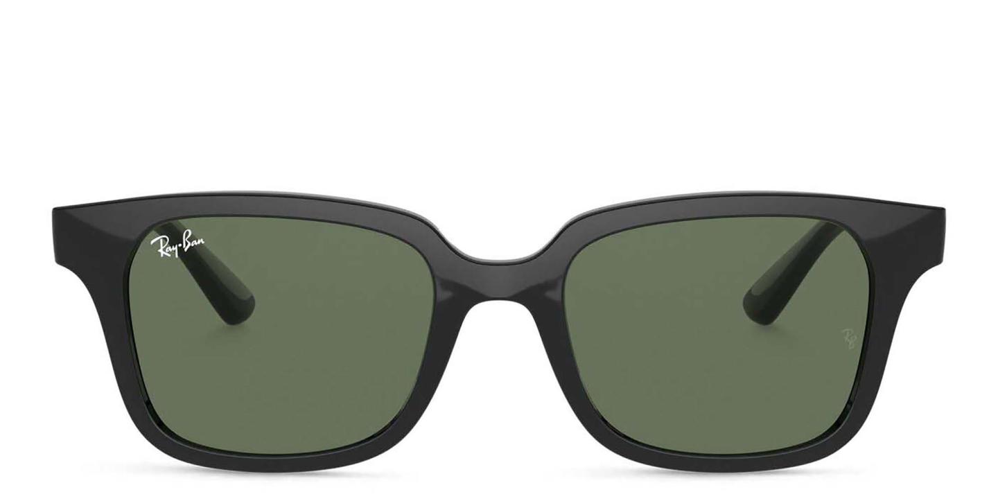 Ray-Ban Junior Kids Square Sunglasses in Black – Product Photo 0