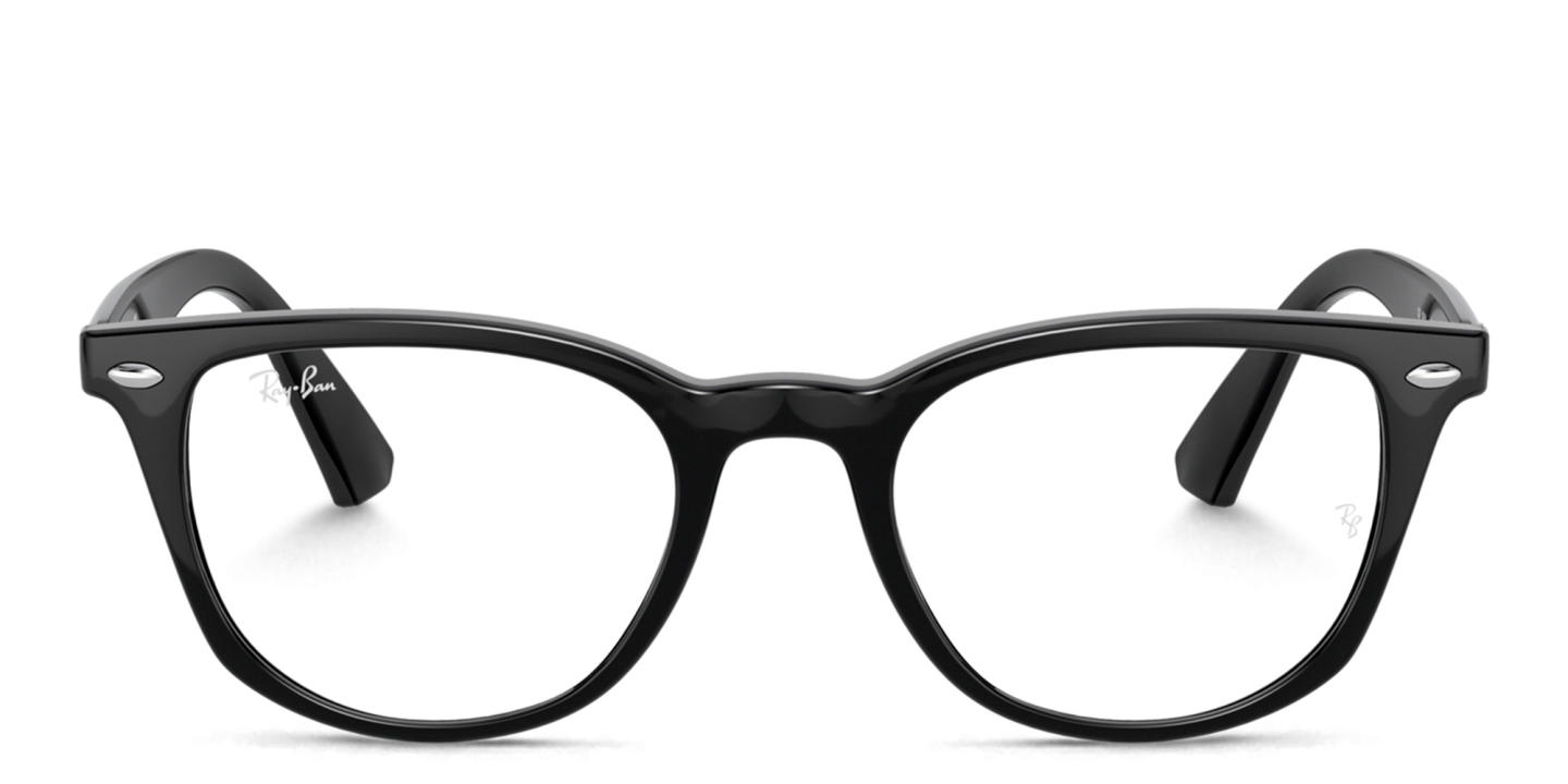 Ray-Ban Junior Kids Square Eyeglasses in Black – Product Photo 0