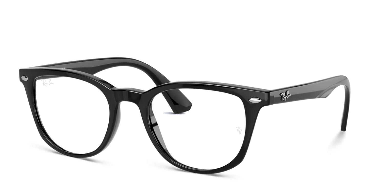 Ray-Ban Junior Kids Square Eyeglasses in Black – Product Photo 1