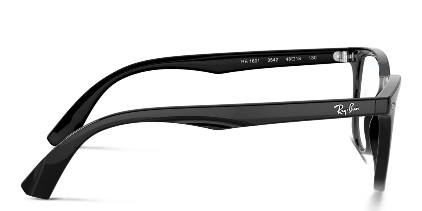 Ray-Ban Junior Kids Square Eyeglasses in Black – Product Photo 2