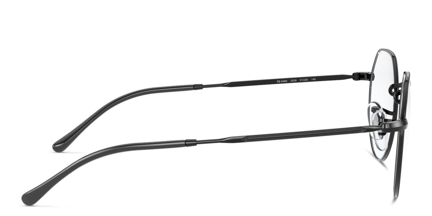 Shop Ray-Ban JACK Irregular Eyeglasses in Black online.