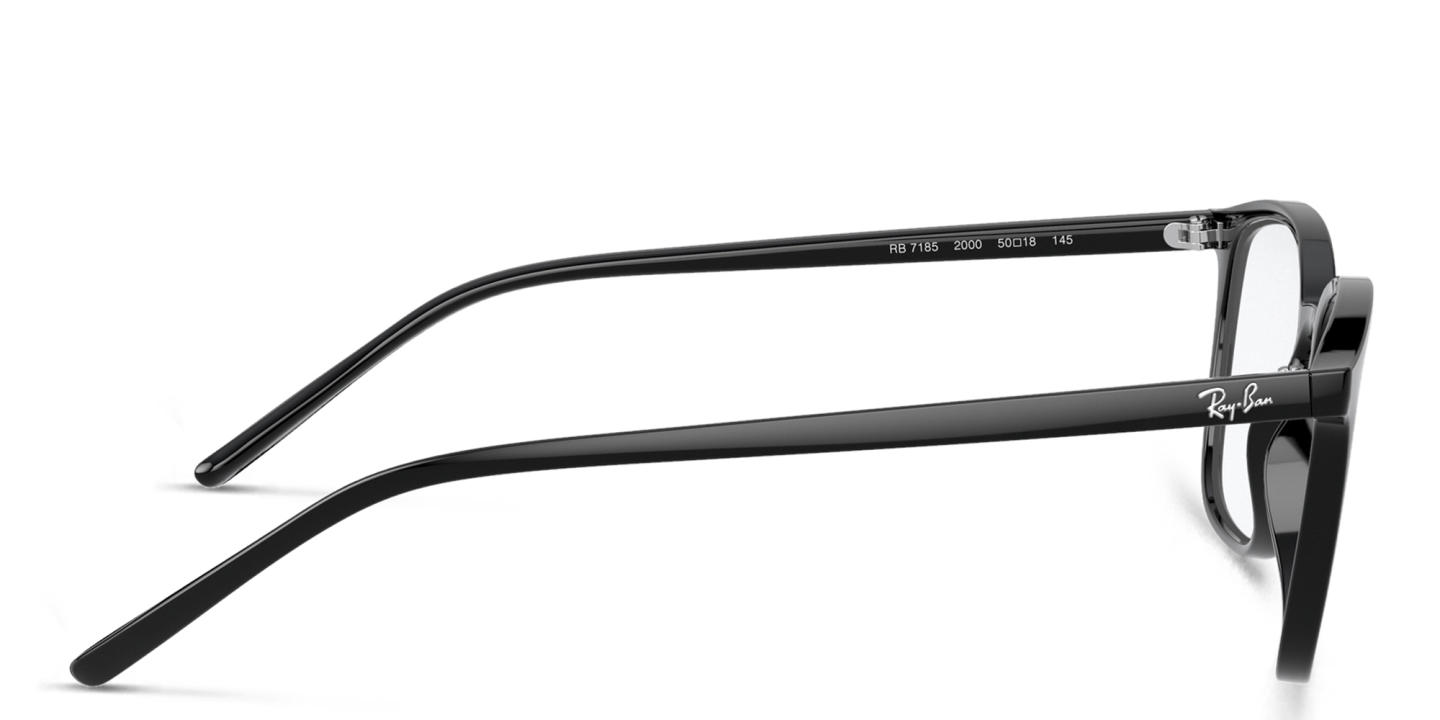 Ray-Ban Logo Signature Unisex Square Eyeglasses in Black – Product Photo 2
