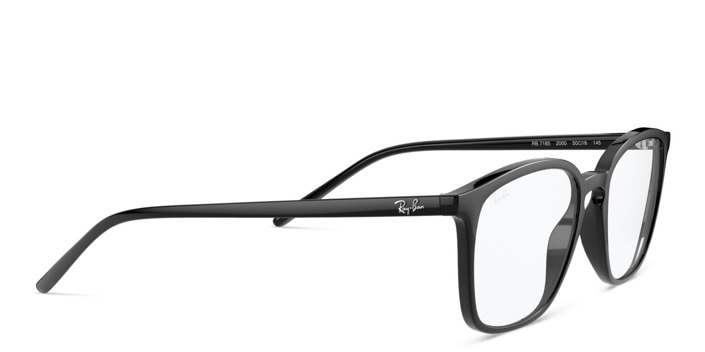 Ray-Ban Logo Signature Unisex Square Eyeglasses in Black – Product Photo 3
