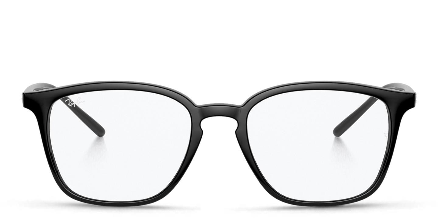 Ray-Ban Unisex Square Eyeglasses in Black – Product Photo 0
