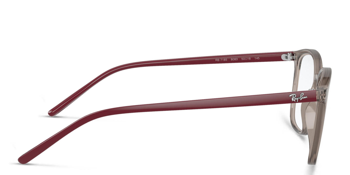 Shop Ray-Ban Unisex Square Eyeglasses in Grey online.