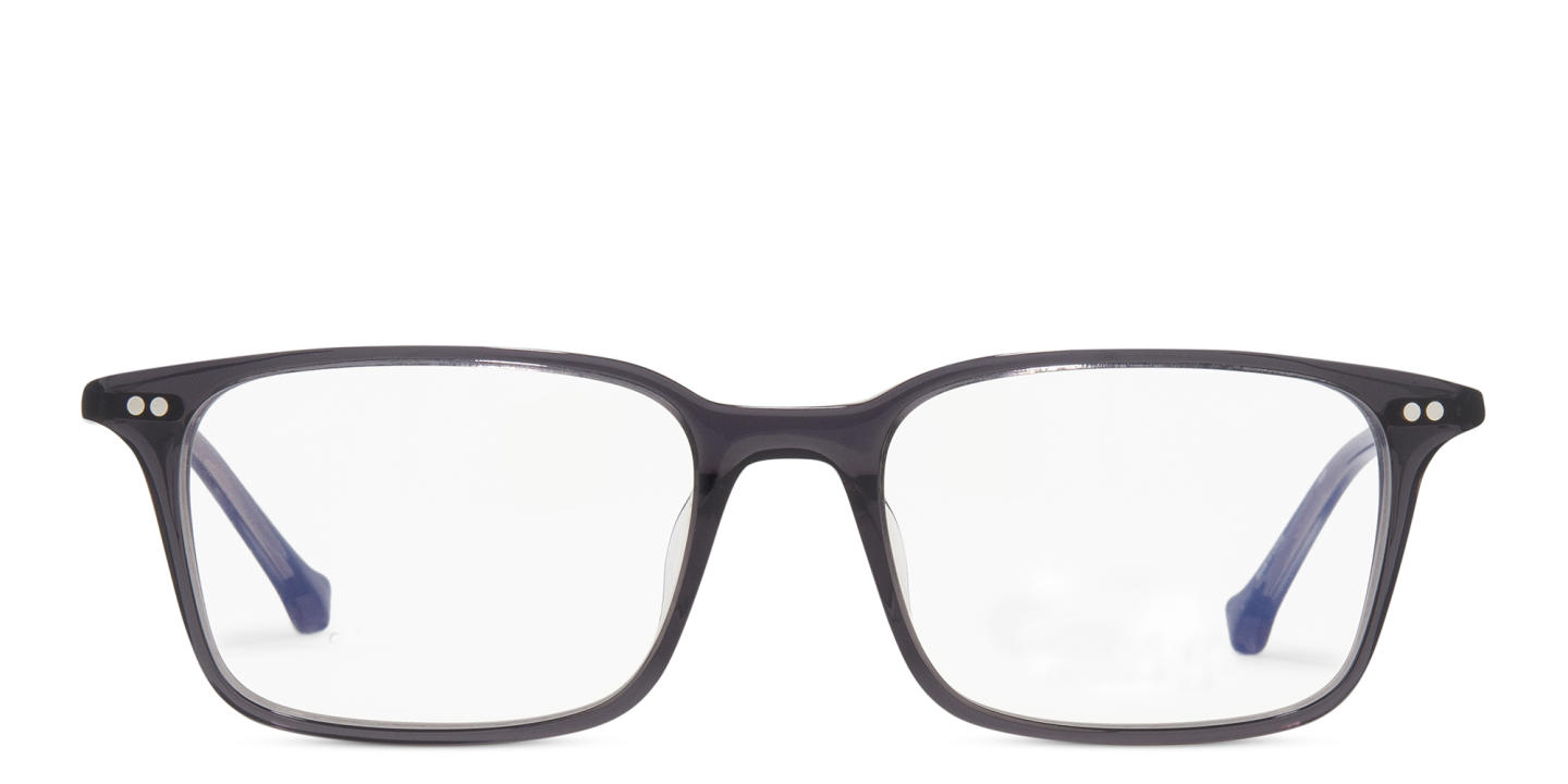 Belvie Unisex Rectangle Eyeglasses in Grey – Product Photo 0