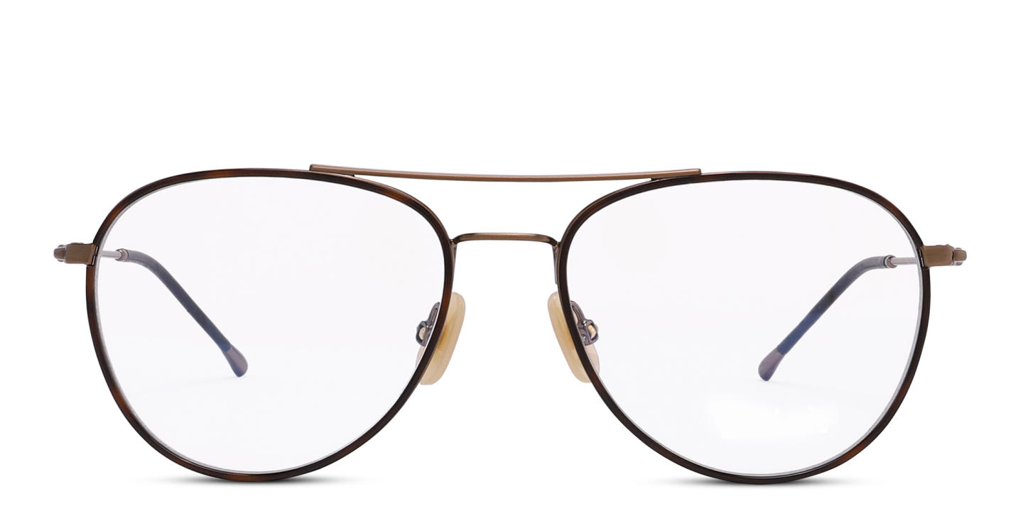 Belvie Aviator Eyeglasses in Brown – Product Photo 0