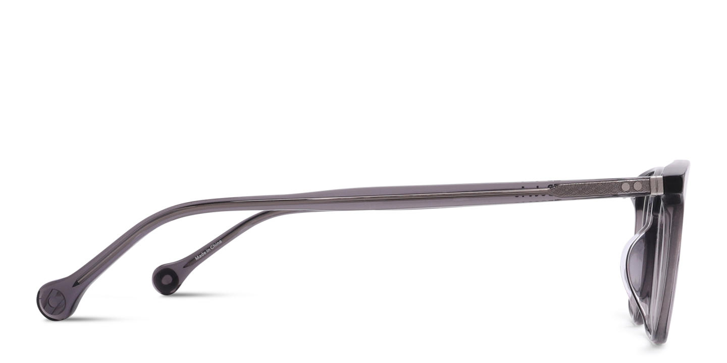 Belvie Unisex Square Eyeglasses in Grey – Product Photo 3