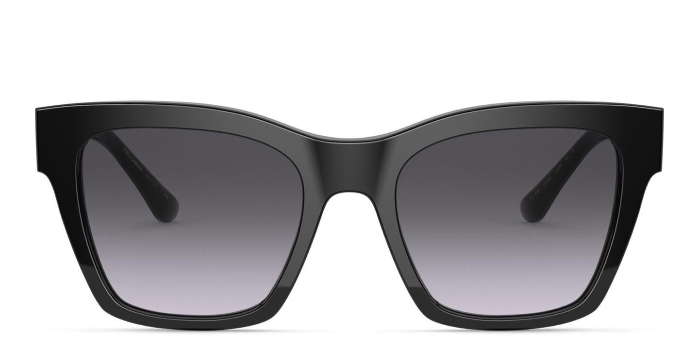 Shop Dolce & Gabbana Square Sunglasses in Black online.