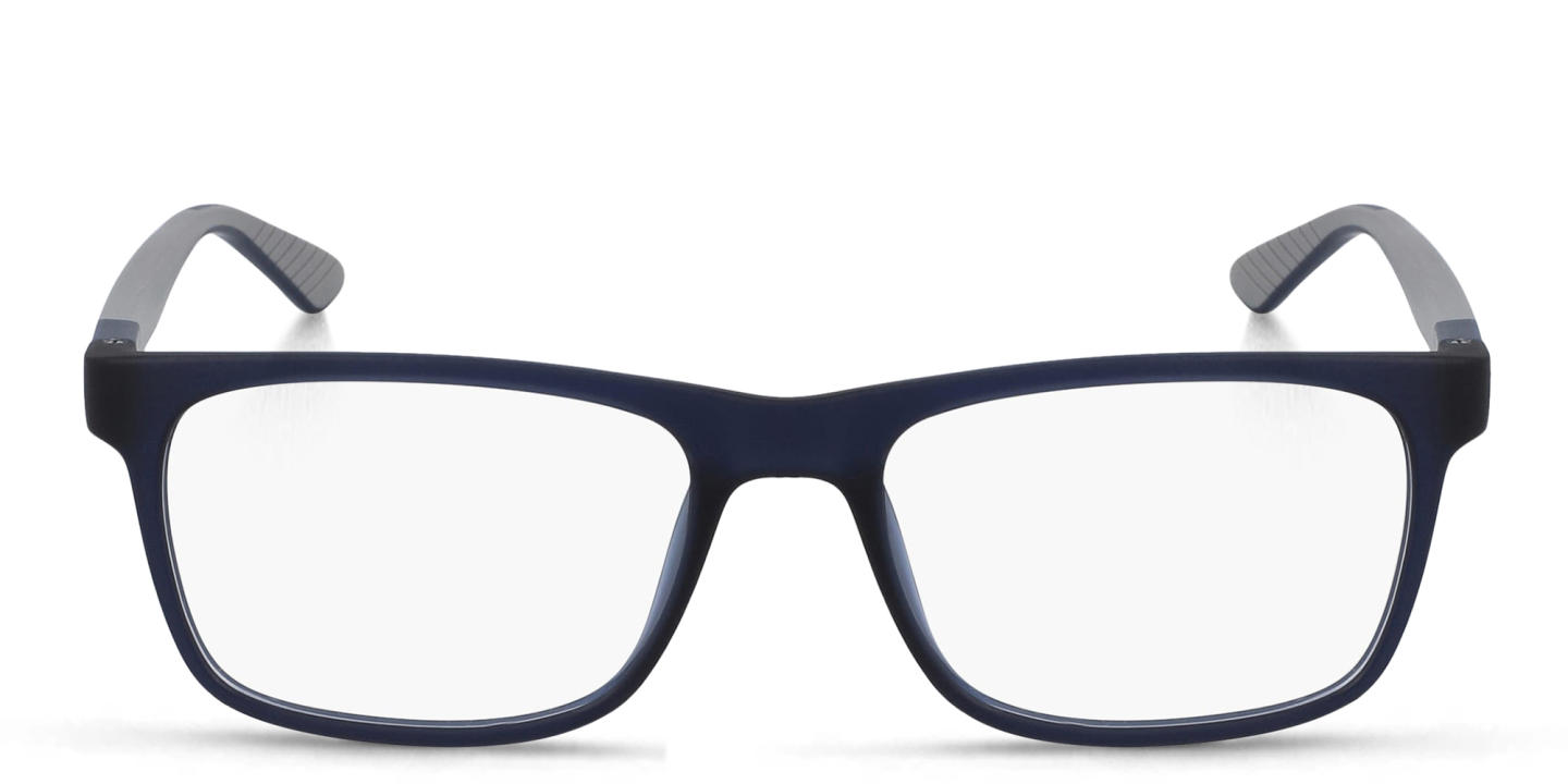 Calvin Klein Rectangle Eyeglasses in Blue – Product Photo 0
