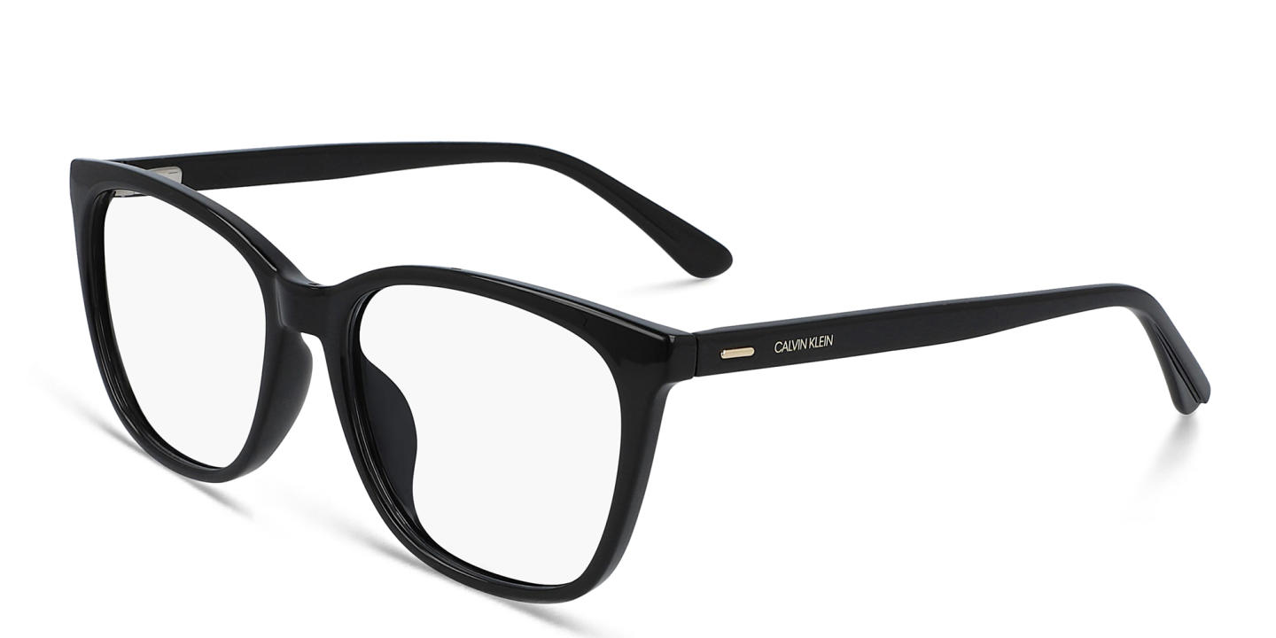Calvin Klein Square Eyeglasses in Black – Product Photo 1