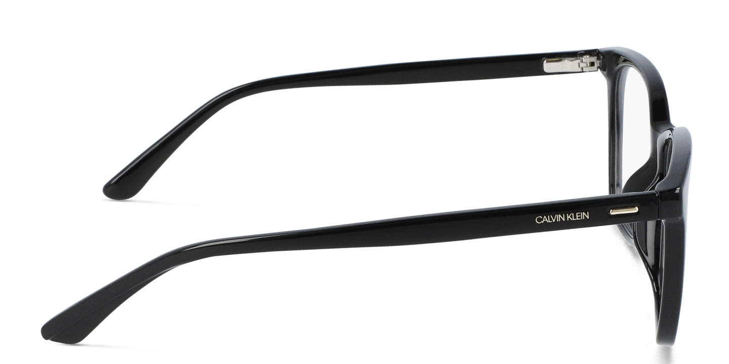 Calvin Klein Square Eyeglasses in Black – Product Photo 2
