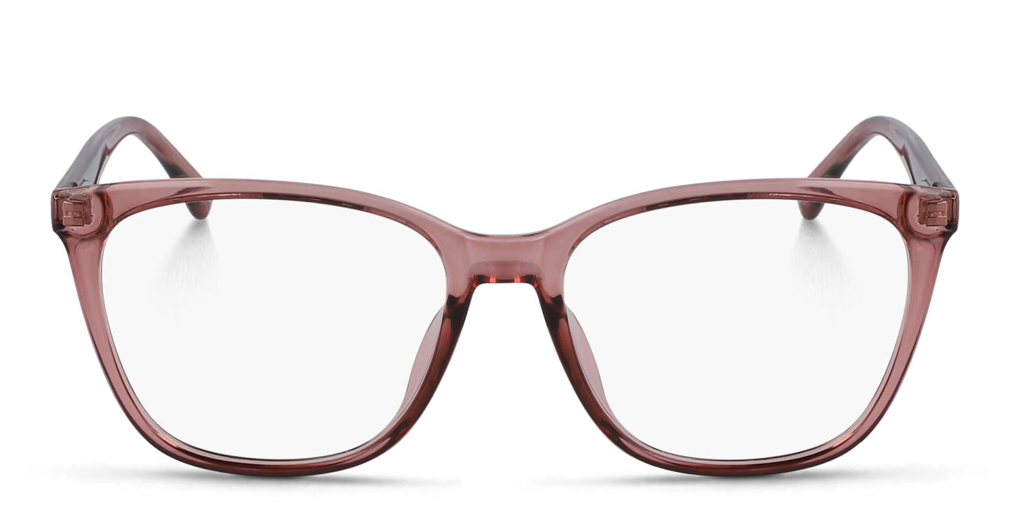 Calvin Klein Square Eyeglasses in Pink – Product Photo 0