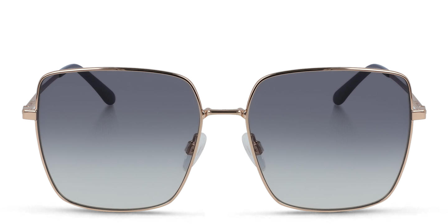 Calvin Klein Oversized Square Sunglasses in Gold – Product Photo 0