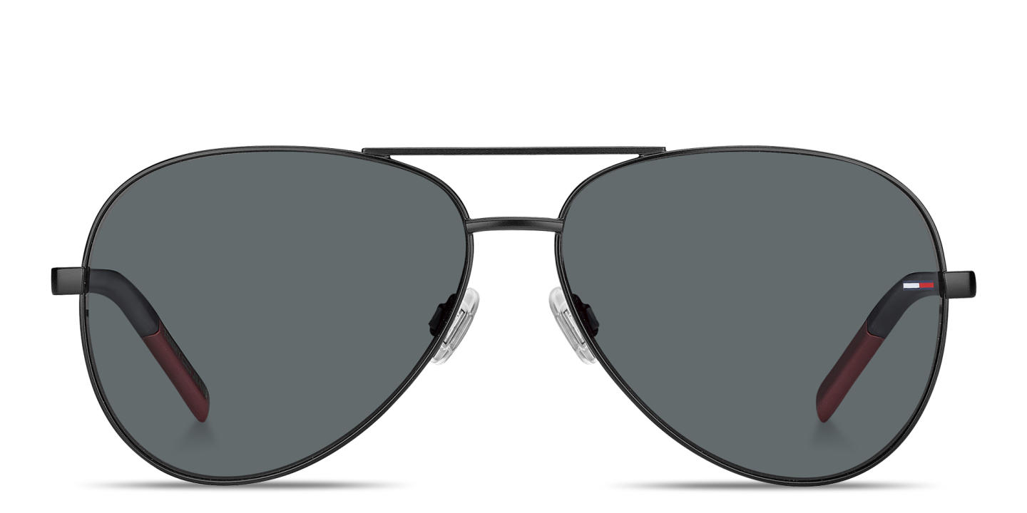 Tommy Hilfiger Logo Aviator Sunglasses in Black – Product Photo 0