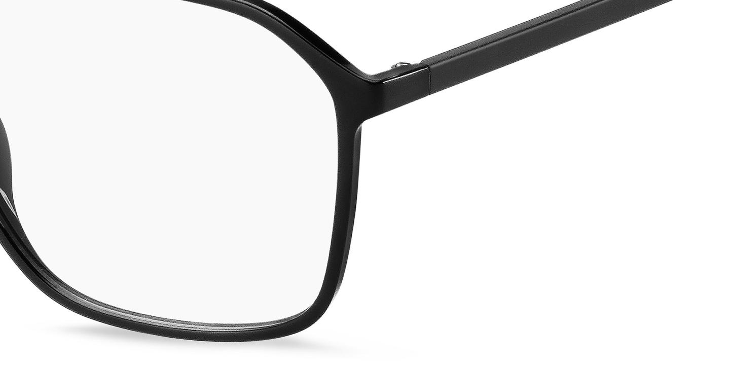 نظارات طبية أفياتور واسعة من تومي هيلفيغر بلون أسود - صورة المنتج 2