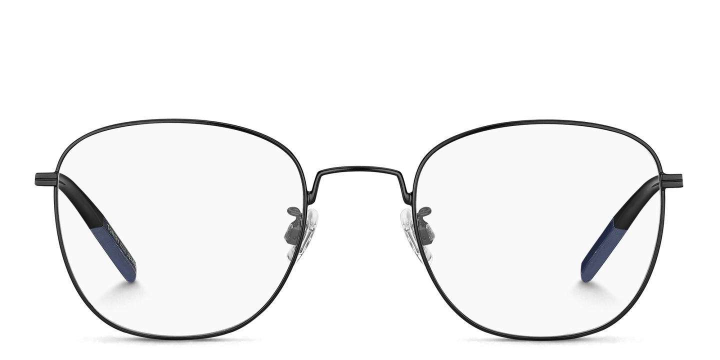 Tommy Hilfiger Square Eyeglasses in Black – Product Photo 0