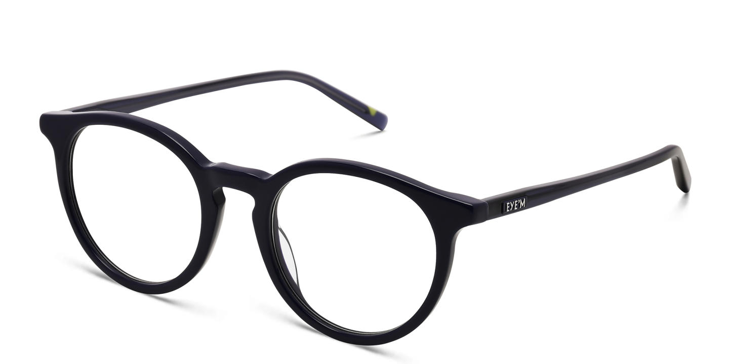 Shop EYE'M Round Eyeglasses in Blue online.
