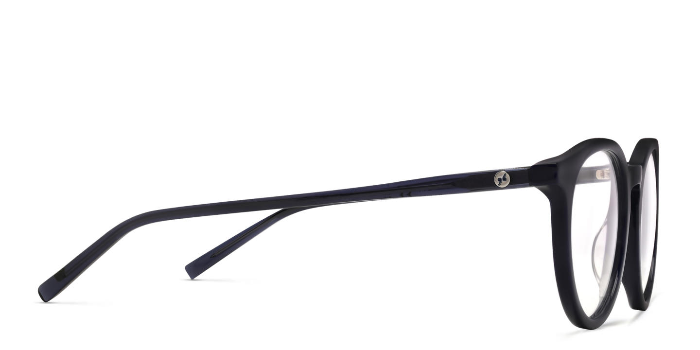 Shop EYE'M Round Eyeglasses in Blue online.