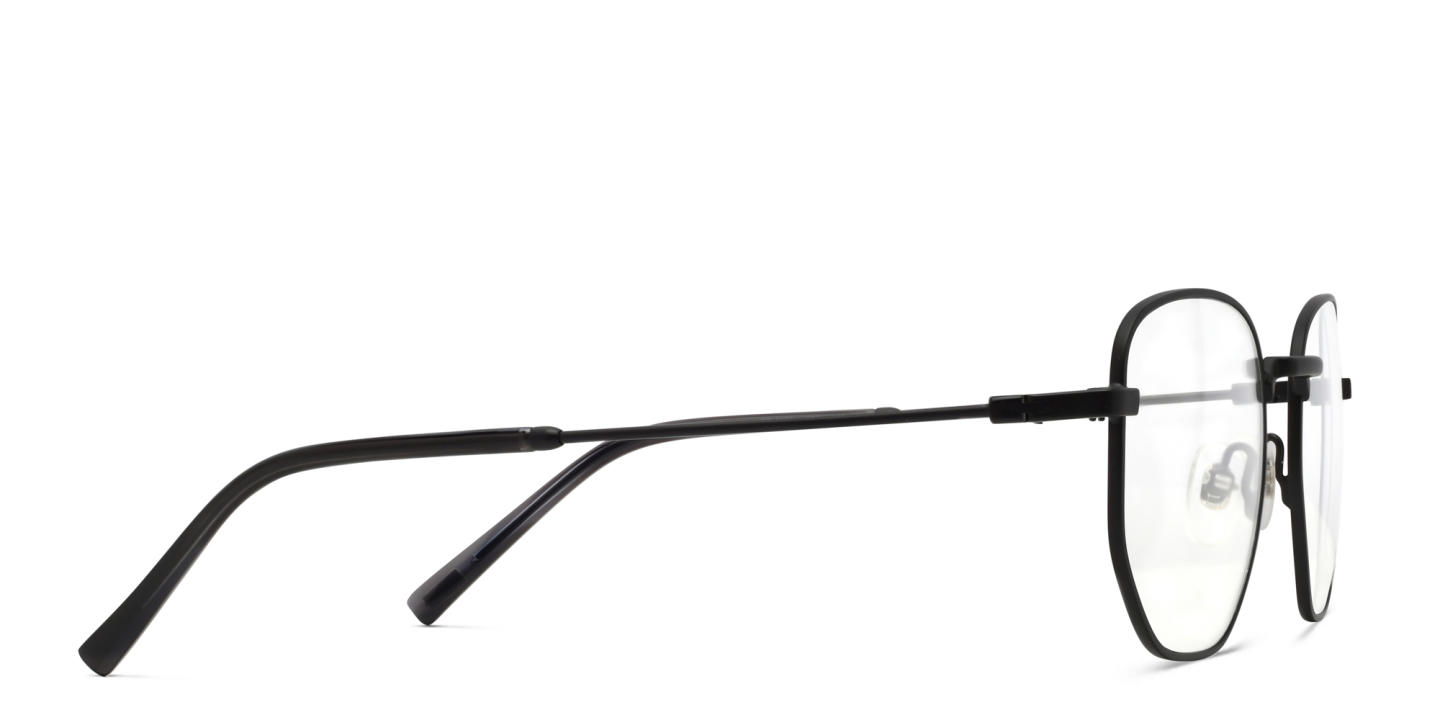 Shop EYE'M Irregular Eyeglasses in Black online.