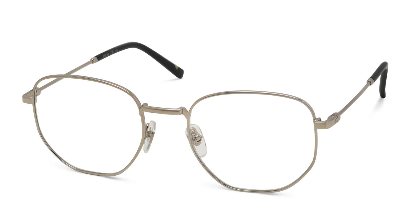 Shop EYE'M Irregular Eyeglasses in Silver online.
