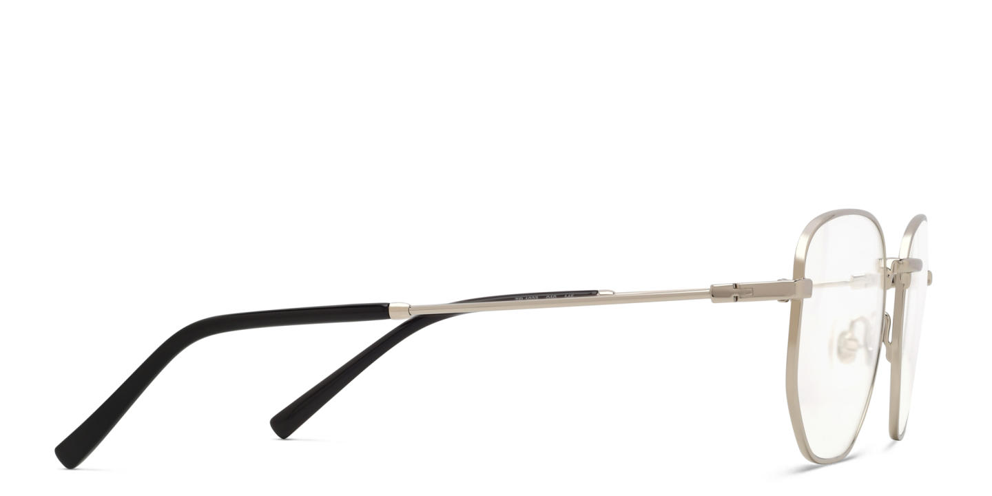 Shop EYE'M Irregular Eyeglasses in Silver online.