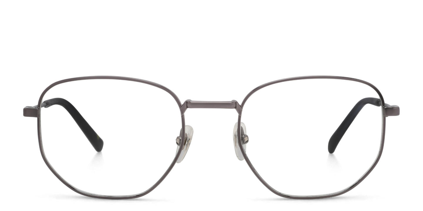 EYE'M Irregular Eyeglasses in Grey – Product Photo 0