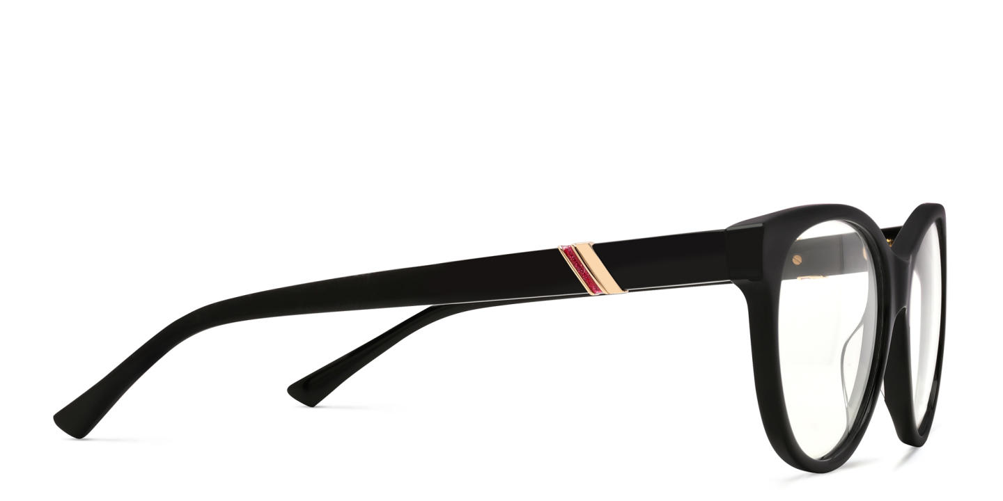 EYE'M Cat Eye Eyeglasses in Black – Product Photo 3