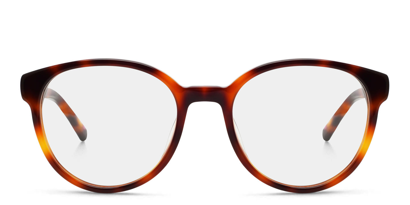 EYE'M Round Eyeglasses in Havana – Product Photo 0