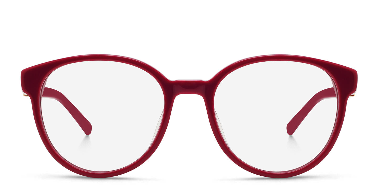 EYE'M Round Eyeglasses in Purple – Product Photo 0