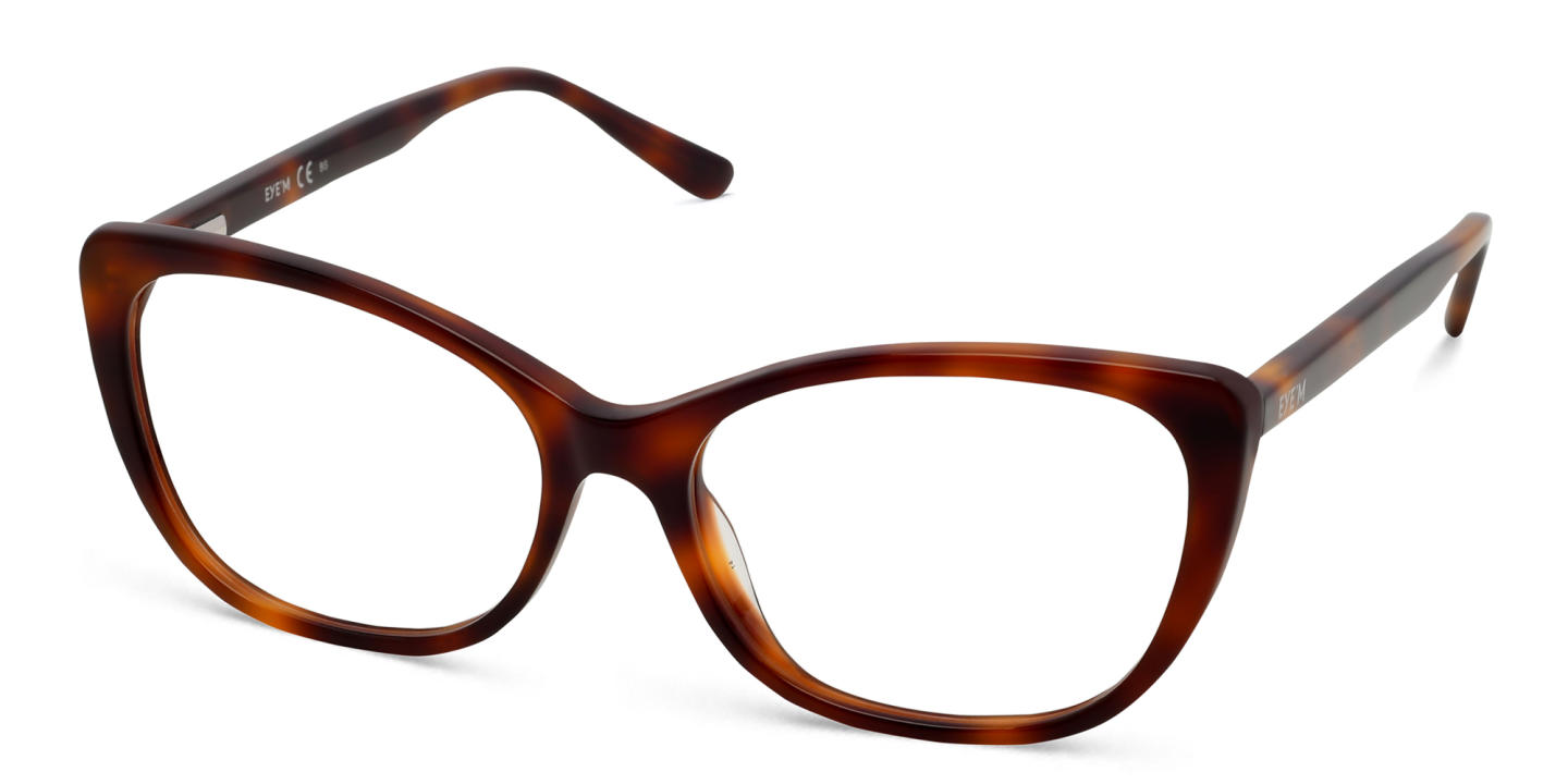 EYE'M Kids Cat Eye Eyeglasses in Havana – Product Photo 1