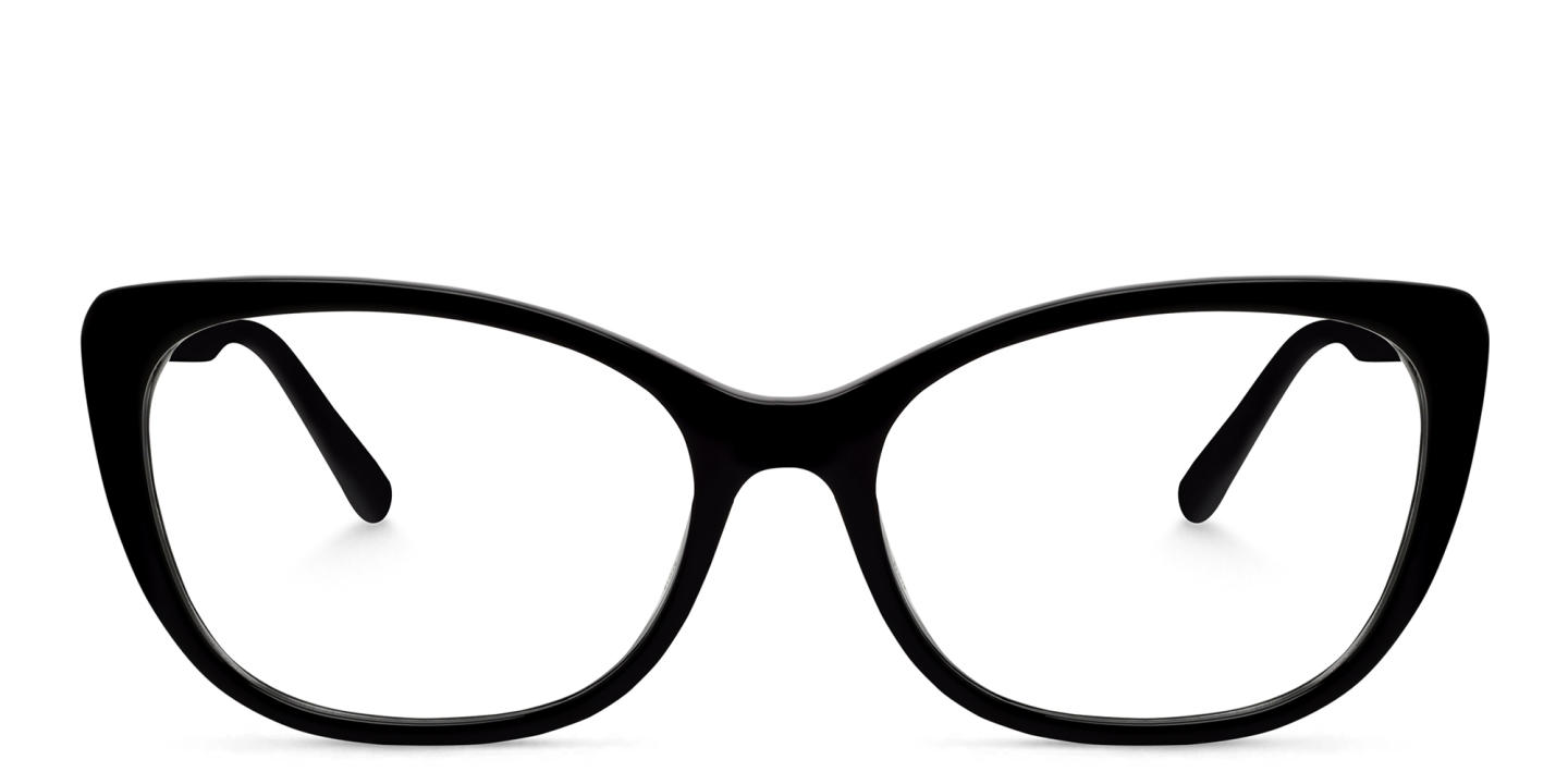 EYE'M Kids Cat Eye Eyeglasses in Black – Product Photo 0
