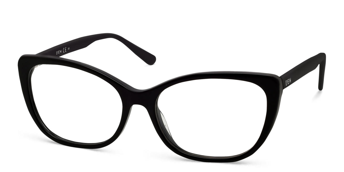 EYE'M Kids Cat Eye Eyeglasses in Black – Product Photo 1
