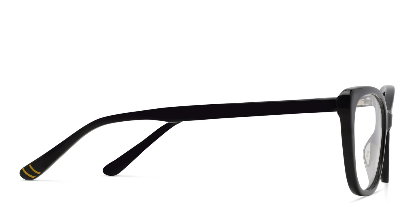 EYE'M Kids Cat Eye Eyeglasses in Black – Product Photo 2