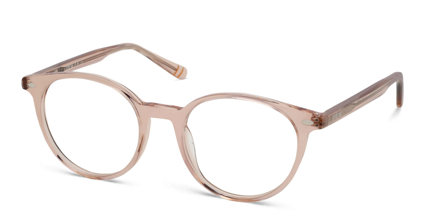Shop EYE'M Kids Round Eyeglasses in Pink online.