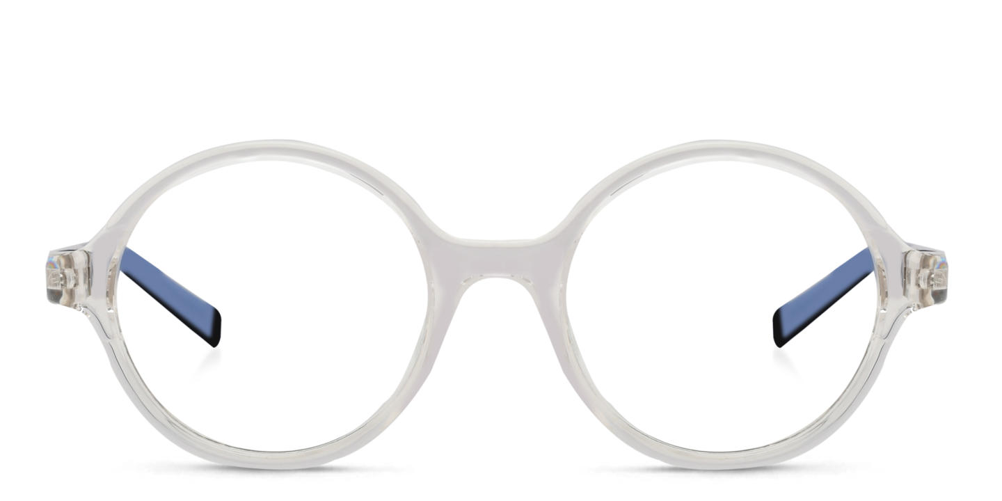EYE'M Kids Round Eyeglasses in Clear – Product Photo 0