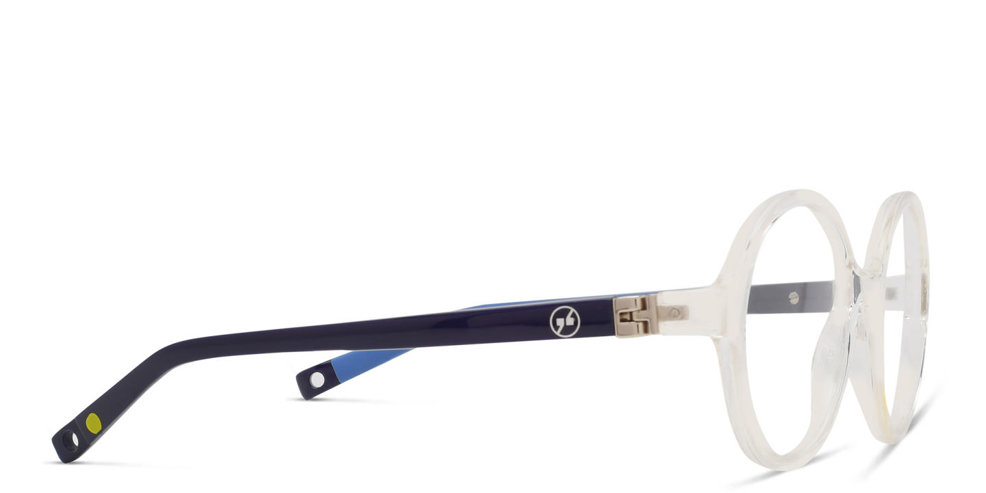 EYE'M Kids Round Eyeglasses in Clear – Product Photo 2