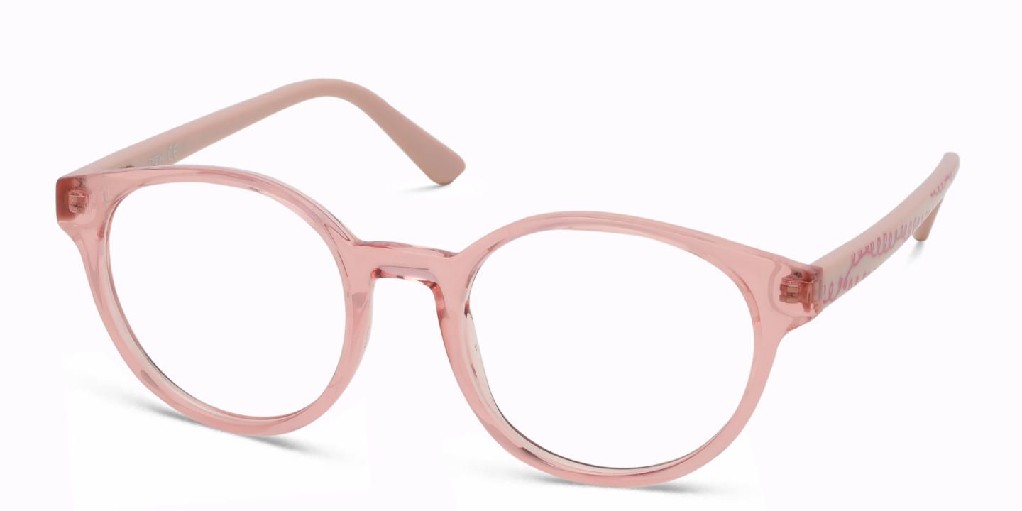 EYE'M Kids Round Eyeglasses in Pink – Product Photo 1