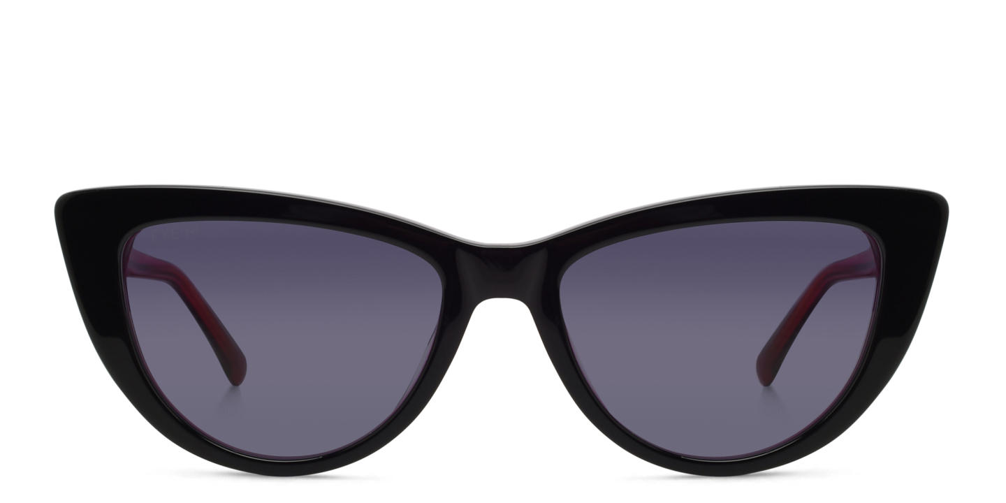 EYE'M Cat Eye Sunglasses in Black – Product Photo 0