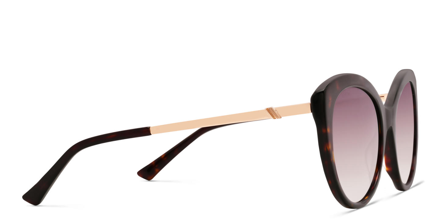 EYE'M Cat Eye Sunglasses in Havana – Product Photo 3