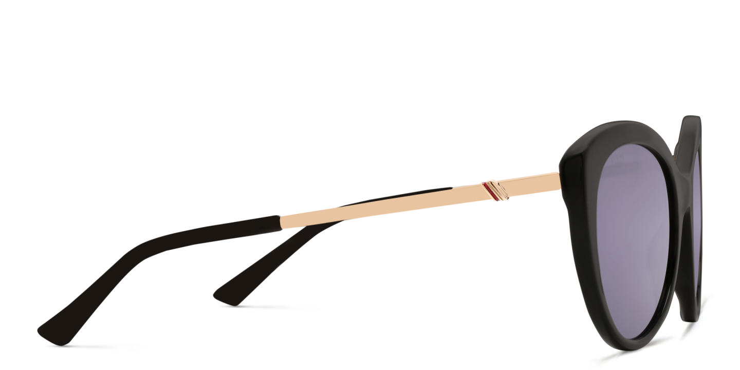 نظارة شمسية بإطار كات آي من EYE'M بلون أسود - صورة المنتج 2