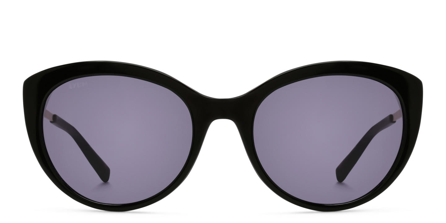 EYE'M Cat Eye Sunglasses in Black – Product Photo 0
