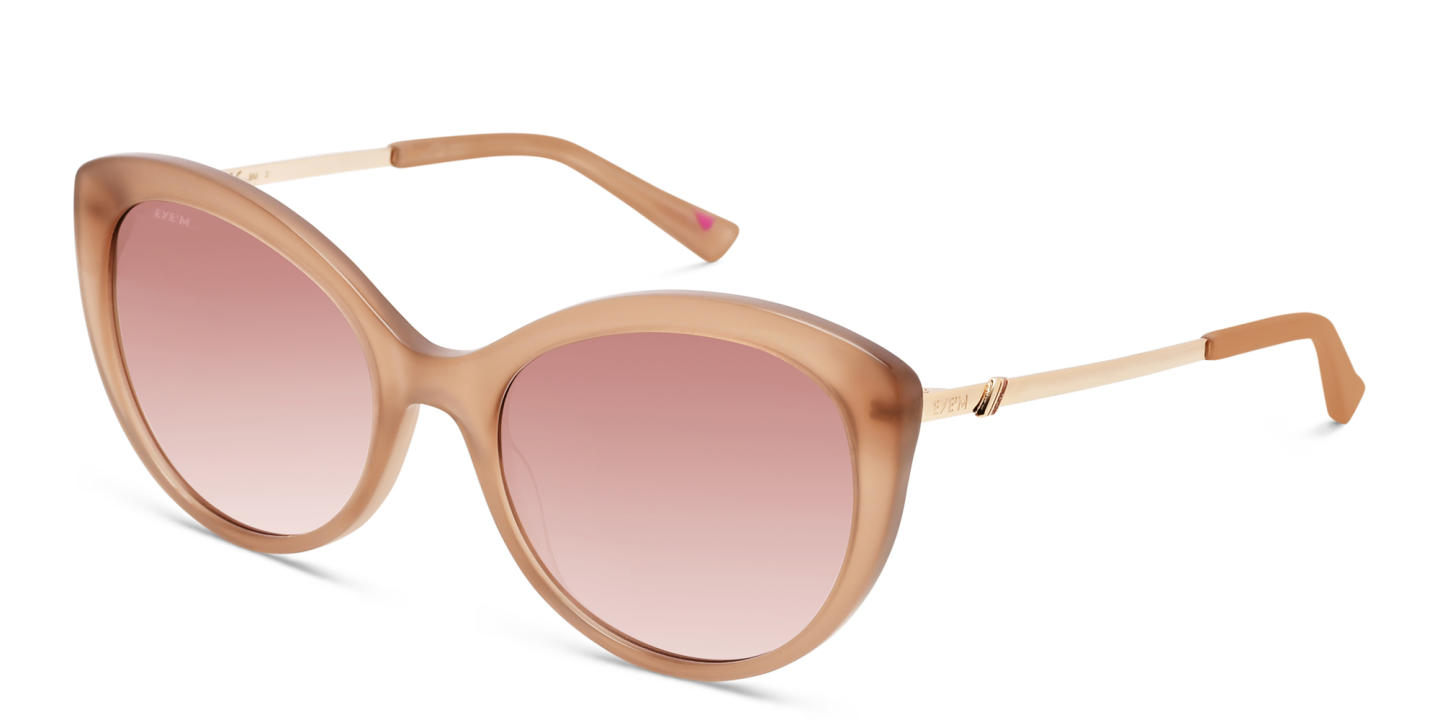 EYE'M Cat Eye Sunglasses in Nude – Product Photo 2