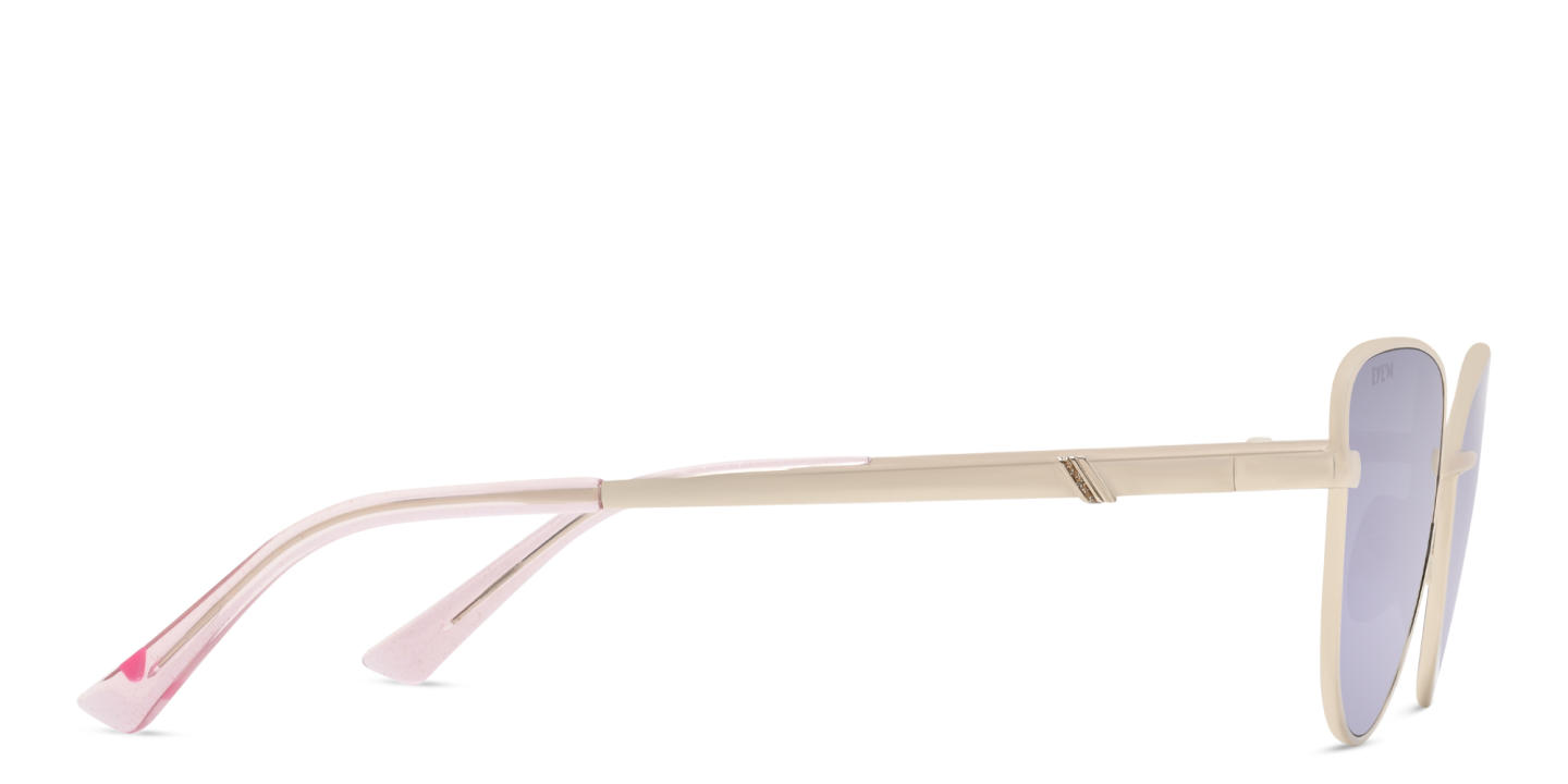 EYE'M Cat Eye Sunglasses in Gold – Product Photo 3