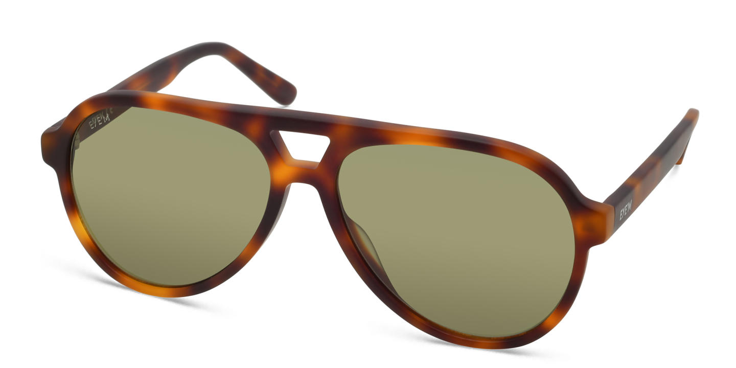 Shop EYE'M Kids Aviator Sunglasses in Havana online.