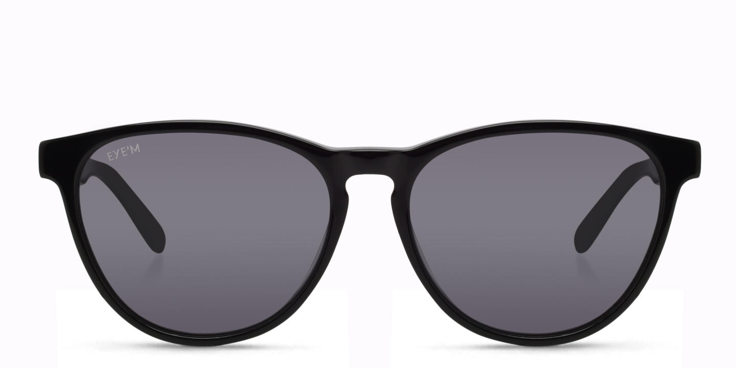 EYE'M Kids Cat Eye Sunglasses in Black – Product Photo 0