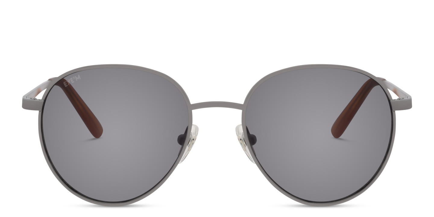 Shop EYE'M Kids Round Sunglasses in Silver online.