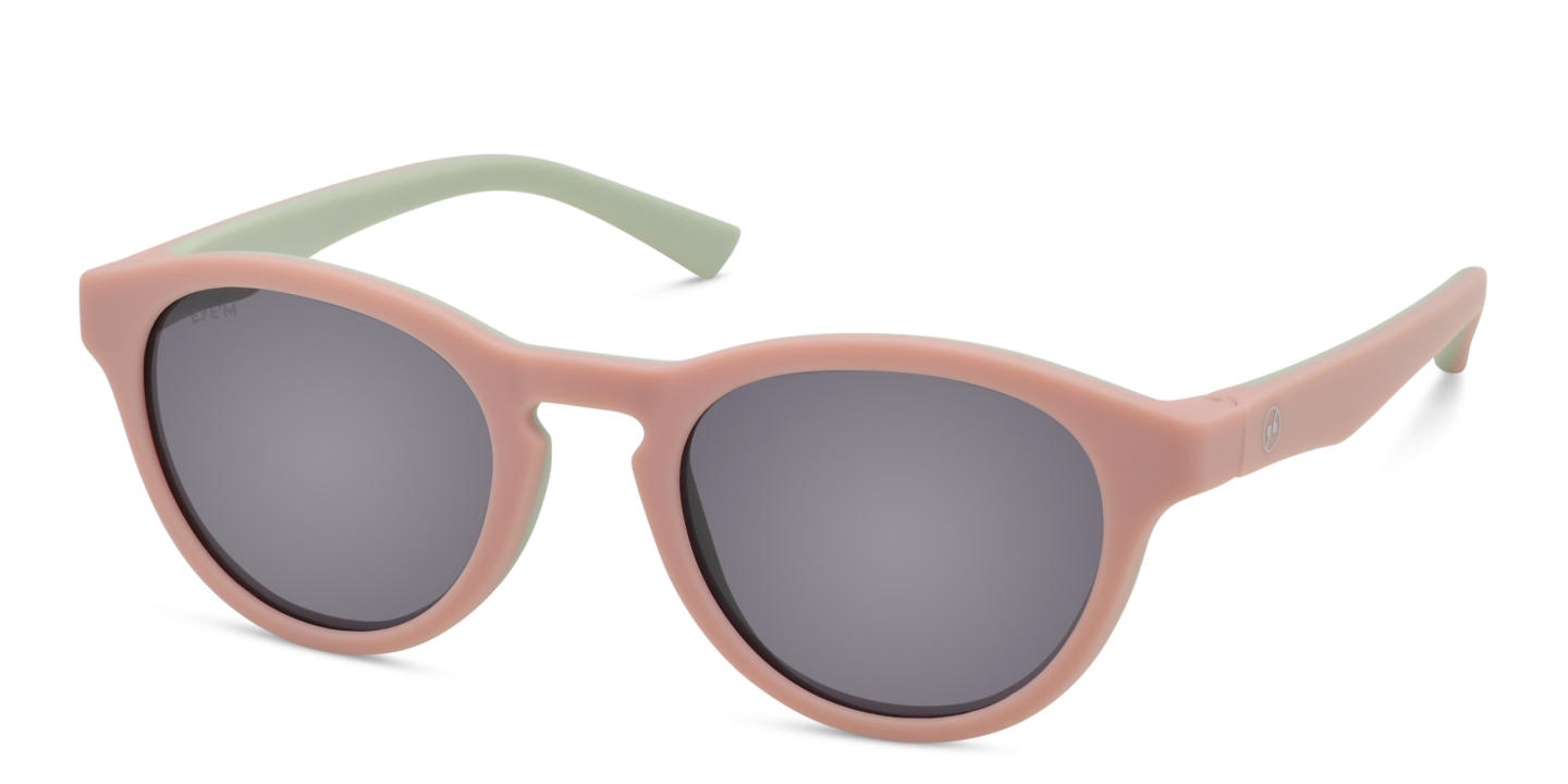 Shop EYE'M Kids Round Sunglasses in Pink online.
