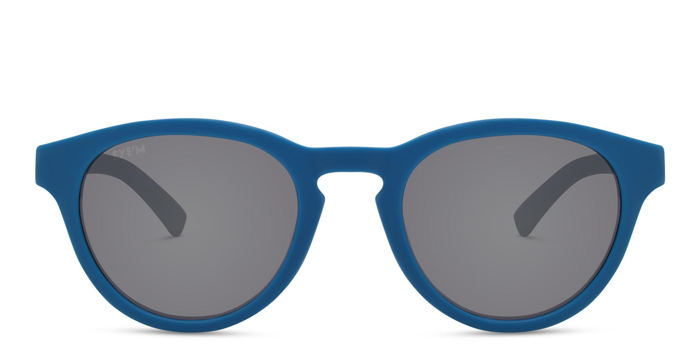 Shop EYE'M Kids Round Sunglasses in Blue online.