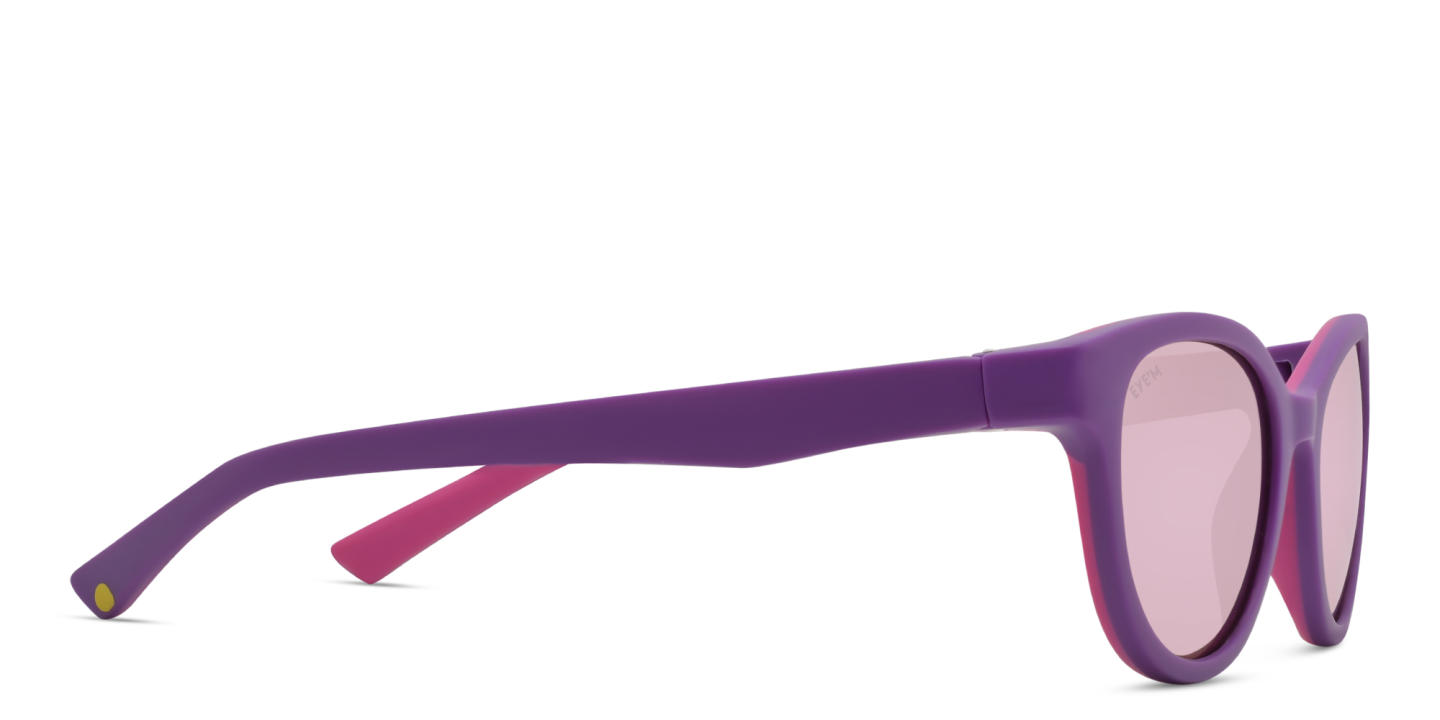 EYE'M Kids Cat Eye Sunglasses in Purple – Product Photo 2